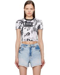 Versace - Watercolor Couture T-Shirt - Lyst