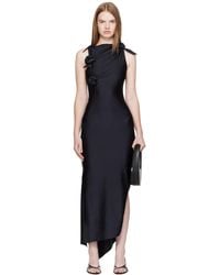 Coperni - Asymmetric Flower Maxi Dress - Lyst