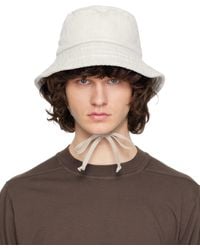 Rick Owens - Off- Temple Gilligan Bucket Hat - Lyst