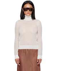 MM6 by Maison Margiela - Front Back Pullover Turtleneck - Lyst