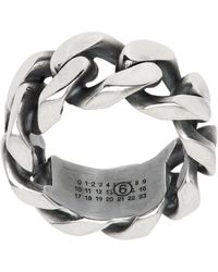 メンズ Ann Demeulemeester Haki スネーク リング メタリック | Lyst