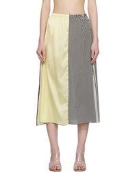 Baserange - Ssense Exclusive Vesa Midi Skirt - Lyst