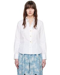Vivienne Westwood - Chemise toulouse blanche - Lyst