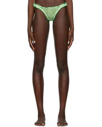 Fruity Booty - Ssense Exclusive Mixed Check Tweed Print Thong - Lyst