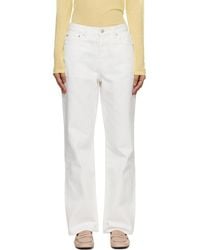 DUNST - Off- Essential Straight Full Length Jeans - Lyst