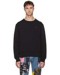 Acne Studios Black Fairview Face Sweatshirt