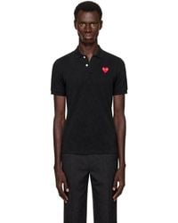 COMME DES GARÇONS PLAY - Emblem Heart Polo - Lyst