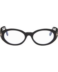 Tom Ford - Oval Block Glasses - Lyst