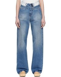 MM6 by Maison Margiela - Straight-Leg Jeans - Lyst