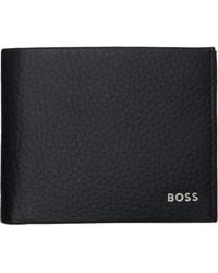 BOSS - Logo-Lettering Wallet - Lyst