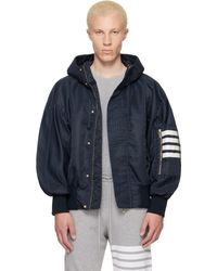 Thom Browne - Tech Twill Blouson Jacket - Lyst