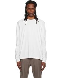 Rick Owens - Off- Tower Short Crewneck Ls T-Shirt - Lyst