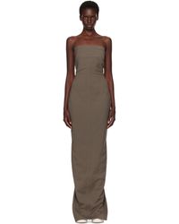 Rick Owens - Tower Bustier Maxi Dress - Lyst
