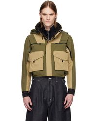Snow Peak - Blouson De Pêche Kaki En Taffetas À Trois Épaisseurs Édition Toned Trout - Lyst