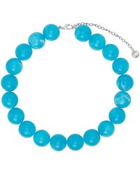 Paloma Wool - Collier corbetti bleu à perles de résine - Lyst