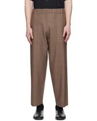 Homme Plissé Issey Miyake - Homme Plissé Issey Miyake Inlaid Trousers - Lyst