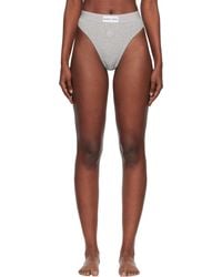 Marine Serre - Moon Logo Stretched Jersey High-Waist Briefs - Lyst