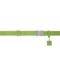 WOOYOUNGMI - Green Leather Button Belt - Lyst
