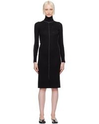 MM6 by Maison Martin Margiela - Turtleneck Midi Dress - Lyst