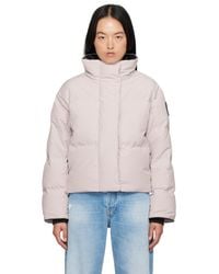 Canada Goose - Label' Grandview Cropped Down Jacket - Lyst