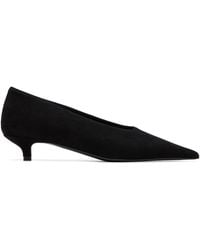 TOTEME - Sharp Suede Kitten Heels - Lyst