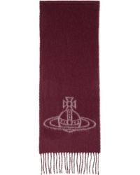 Vivienne Westwood - Burgundy Double Face Scarf - Lyst