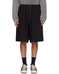 Acne Studios - Black Embroidered Shorts - Lyst