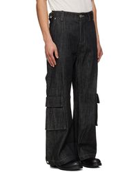 NULLUS 8-Pocket Cargo Shorts in Black for Men | Lyst