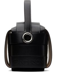 JW Anderson - Black Knot Leather Top Handle Bag - Lyst