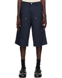 Wales Bonner - ネイビー Kingston ショートパンツ - Lyst