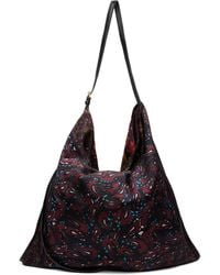 Dries Van Noten - Burgundy Large Scarf Tote - Lyst
