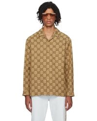 Gucci - Maxi GG Canvas Shirt - Lyst