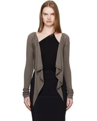 Rick Owens - Temple Crop Wrap Top - Lyst