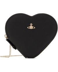 Vivienne Westwood - Sac en forme de cœur noir à bandoulière - Lyst