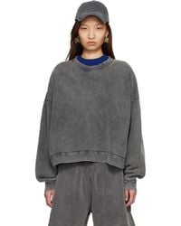 Acne Studios - Logo Patch Sweatshirt - Lyst