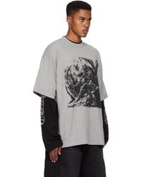 Vetements 'lucky' T-shirt in Gray for Men | Lyst