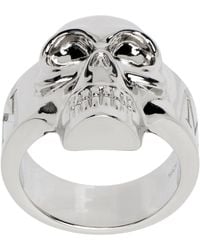McQueen - Skull Ring - Lyst