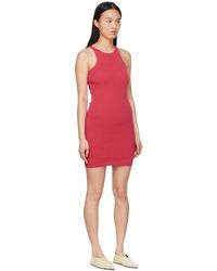 Anna Quan Dimitri Draped Crinkle Cotton Mini Dress in White | Lyst Australia