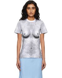 Moschino - Ssense Exclusive Stretch Cotton Jersey T-Shirt - Lyst