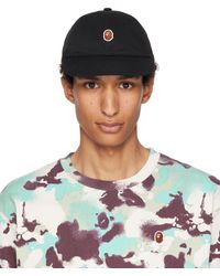 A Bathing Ape - One Point Cotton Twill Cap - Lyst