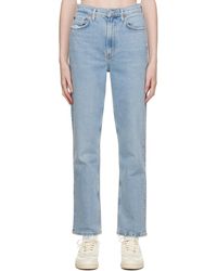 Agolde - Blue Stovepipe Jeans - Lyst