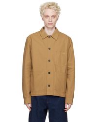 A.P.C. - . Tan Chico Jacket - Lyst