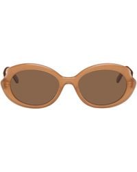 Loewe - Mini Slim Oval Sunglasses - Lyst