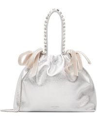 Jimmy Choo - Drawstring Mini Top Handle Bag - Lyst