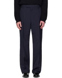 Jil Sander - Wool Poplin Trousers - Lyst