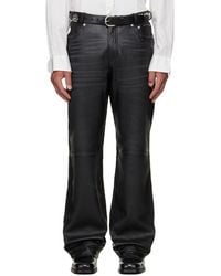 Our Legacy - Carlson Cut Leather Pants - Lyst