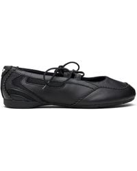DIESEL - D-Mile Lace-Up Ballerina Flats - Lyst