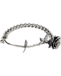 Enfants Riches Deprimes - Rose & Chain Bracelet - Lyst