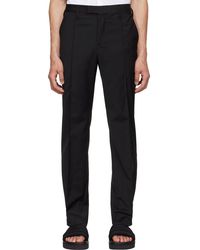 Save 47% Slacks and Chinos Casual trousers and trousers Mens Clothing Trousers Neil Barrett Other Materials Pants in Black for Men 
