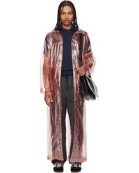 Dries Van Noten - ピンク ルーズフィット マックコート - Lyst